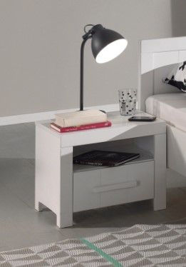 VIPACK - Chevet ERIK Blanc