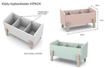 VIPACK - Coffre à Jouets KIDDY Gris
