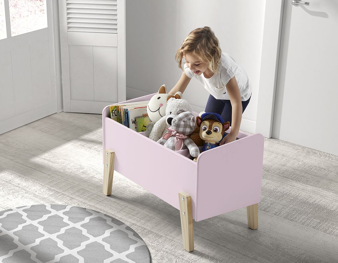 VIPACK - Coffre à Jouets KIDDY Old Pink