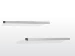 VIPACK - Étagère Murale LARA (2 PCS) Blanc