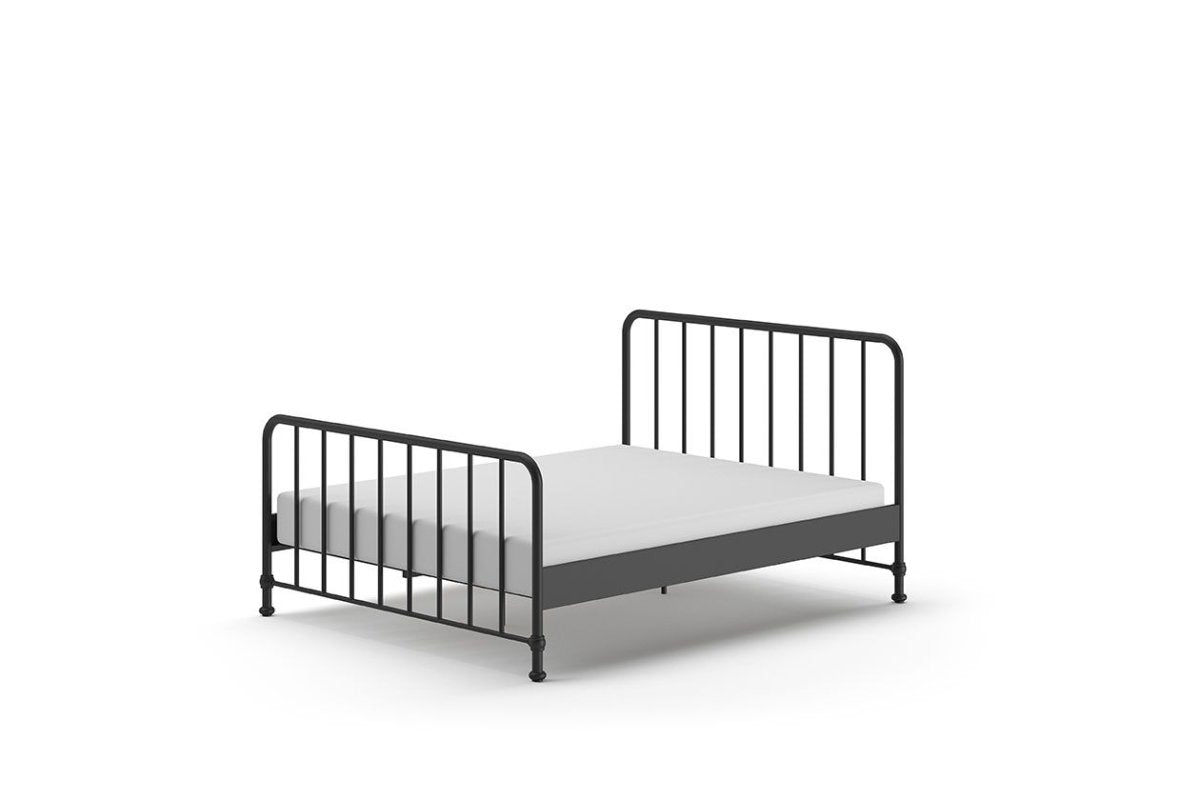 VIPACK - Lit BRONXX 160 X 200 cm Noir