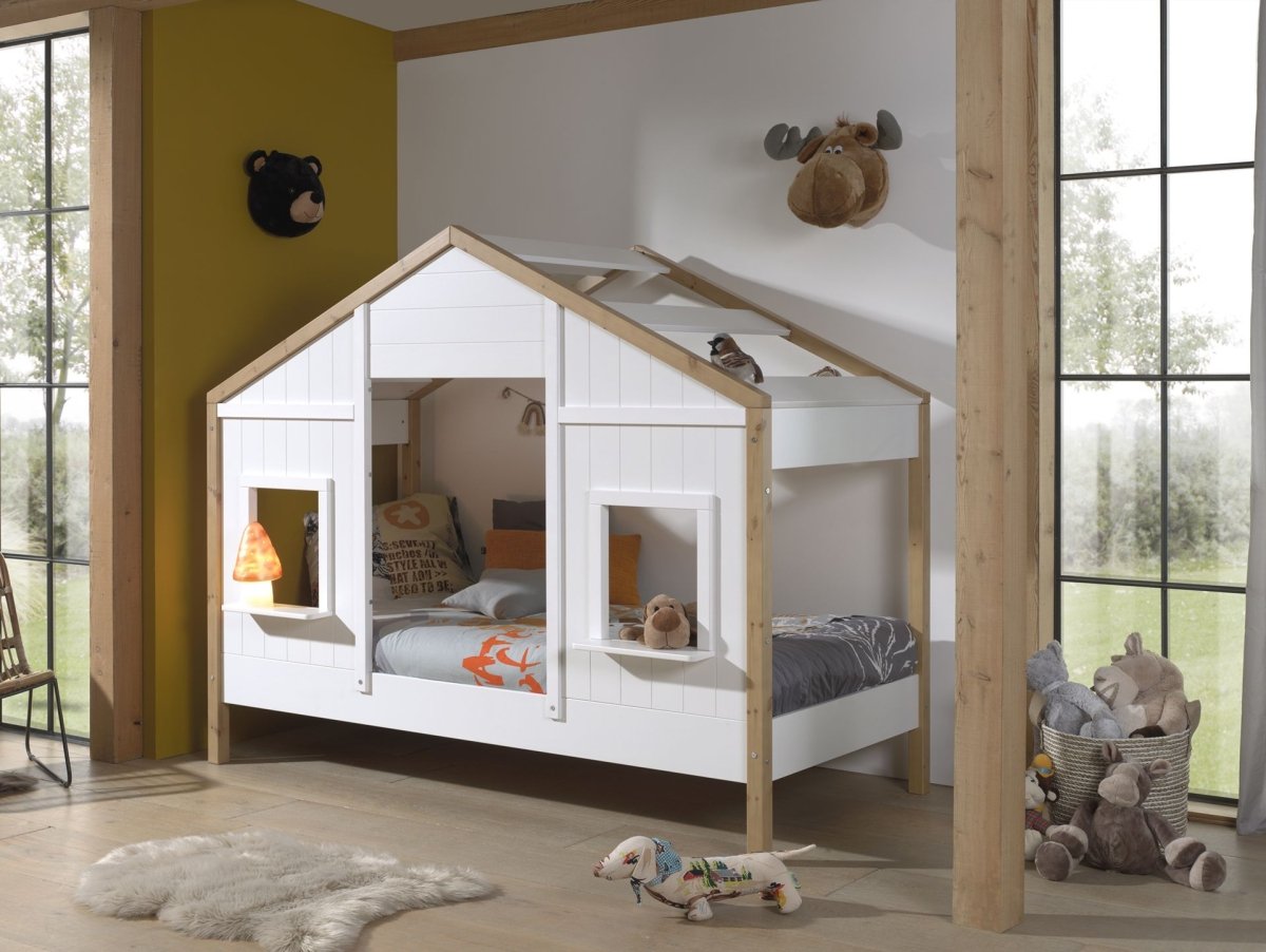 VIPACK - Lit Cabane (90) BABS 90x200 cm