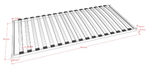 VIPACK - Lit Capitaine AMORI 90 X 200 cm Blanc