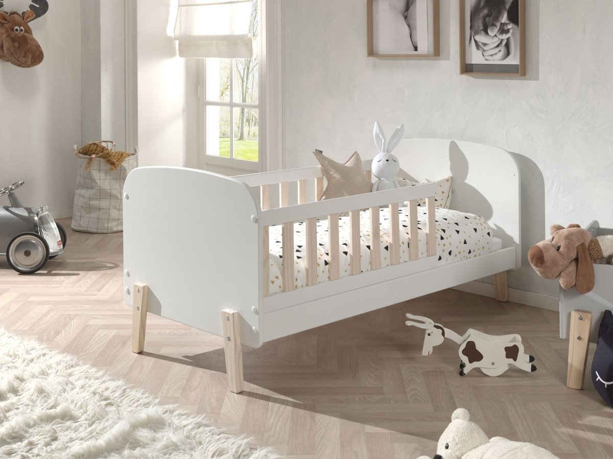 VIPACK - Lit Junior KIDDY 70x140cm Blanc