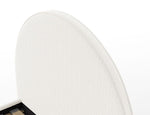 VIPACK - Lit LUNE Stockage 90 X 200 Cm Blanc