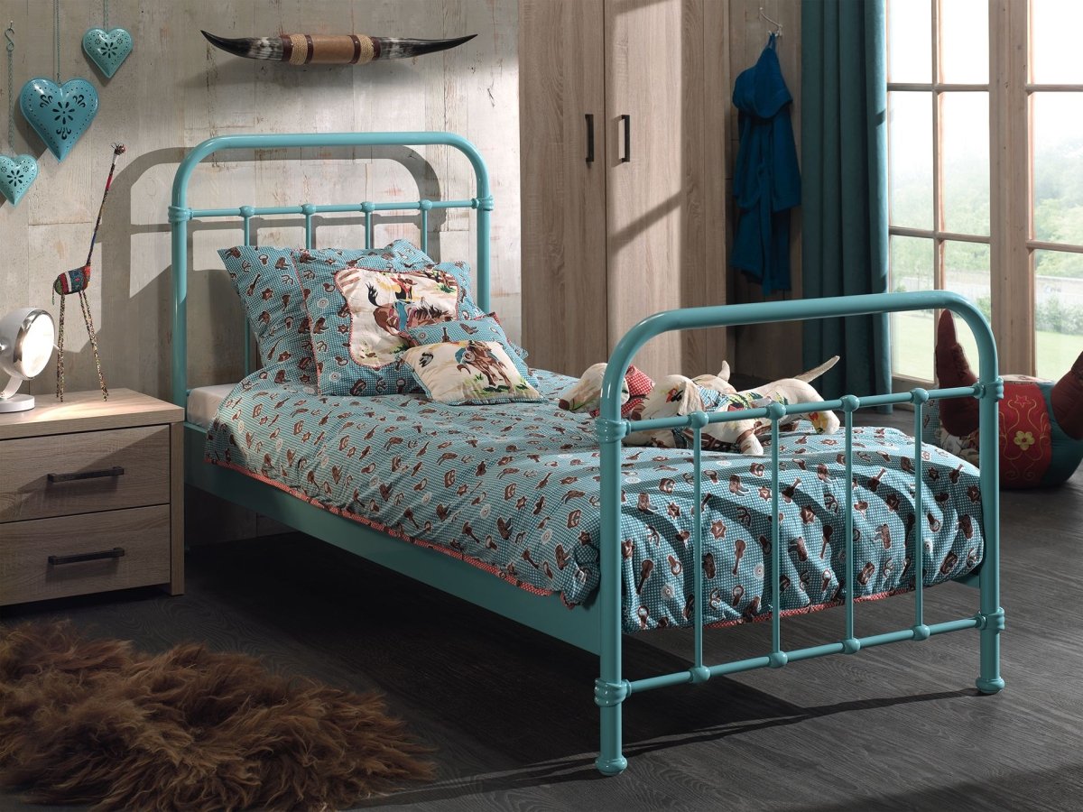 VIPACK - Lit NEW YORK 90 X 200 Cm - Menthe
