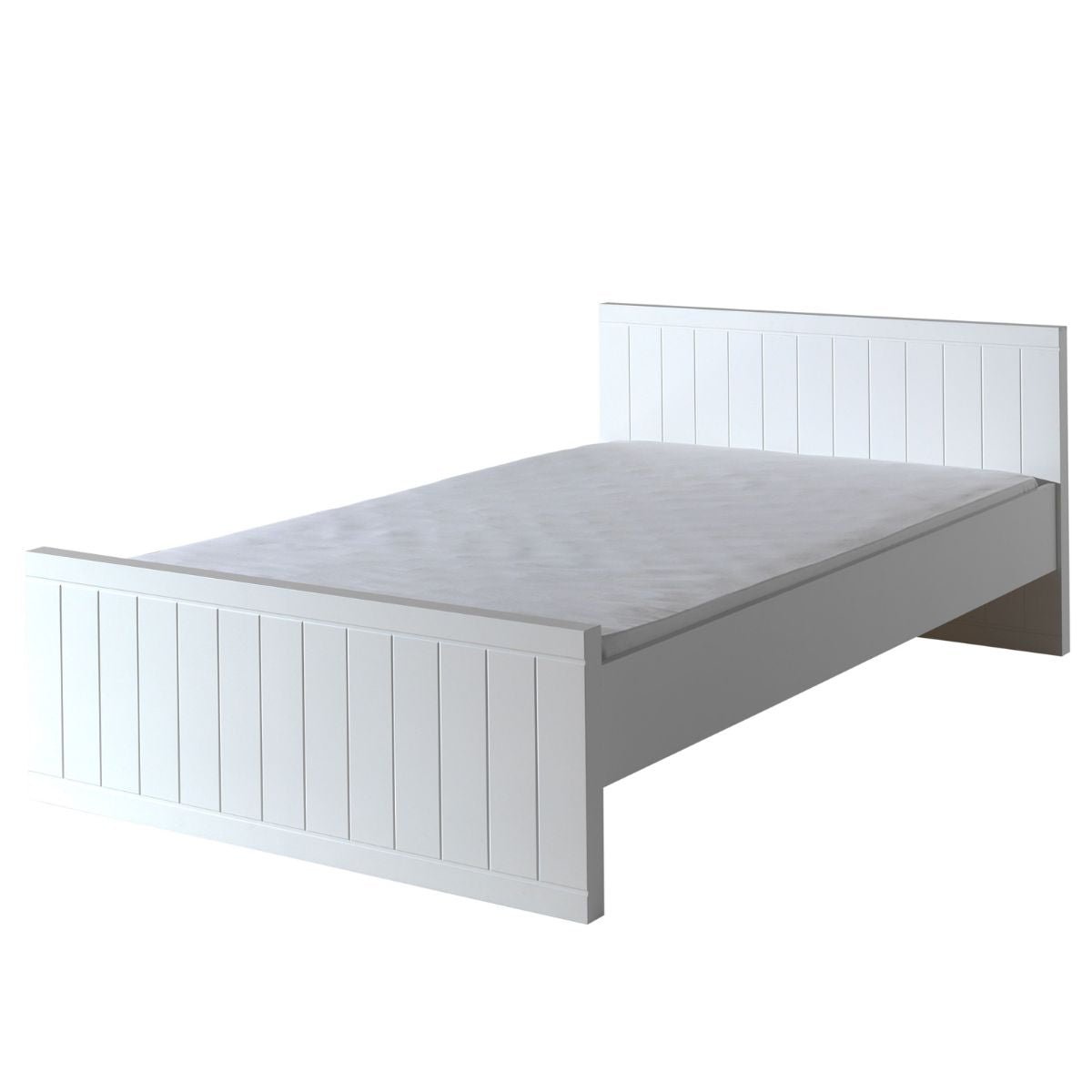 VIPACK - Lit ROBIN 120 X 200 Cm Blanc