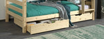 VIPACK - Lit Superposé (H 140cm) PINO 90 x 200 cm Naturel