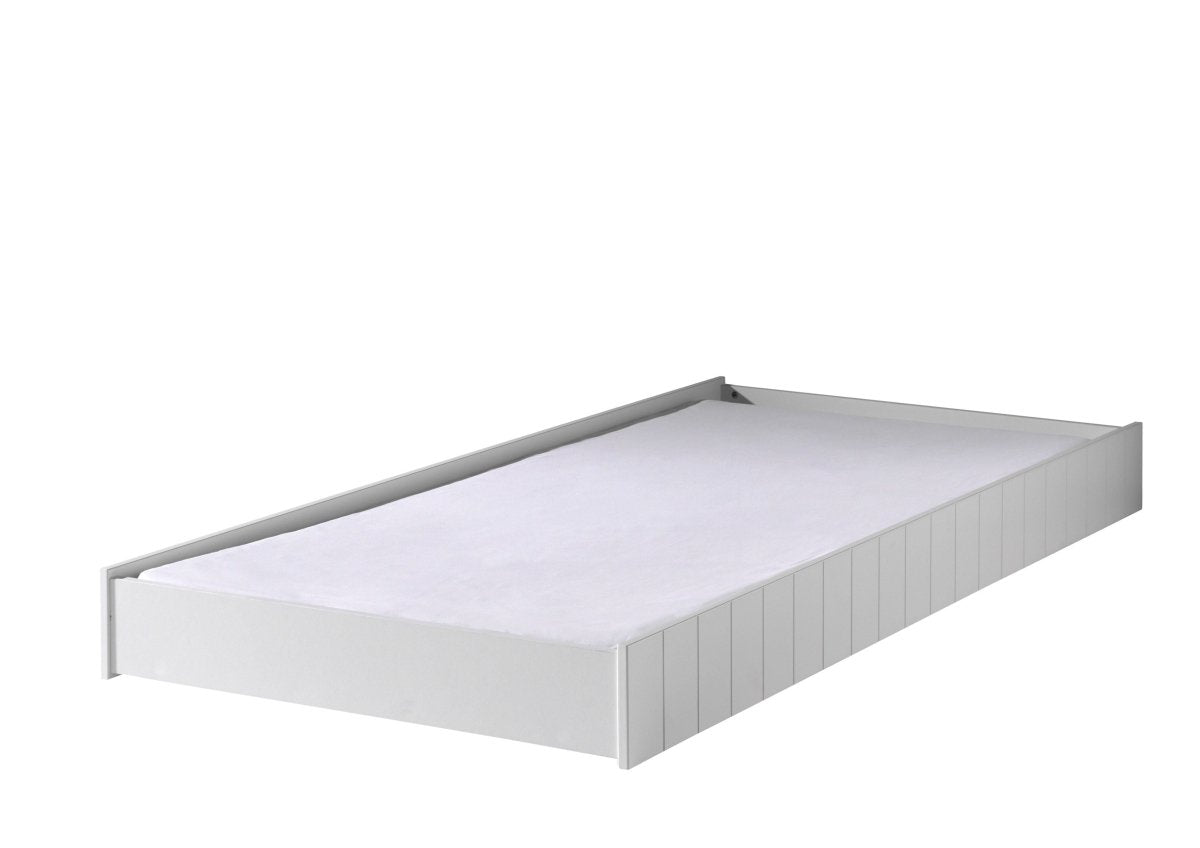 VIPACK - Lit Superposé ROBIN Blanc 90 X 200 Cm
