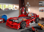 VIPACK - Lit Voiture Max 90 X 200cm Rouge