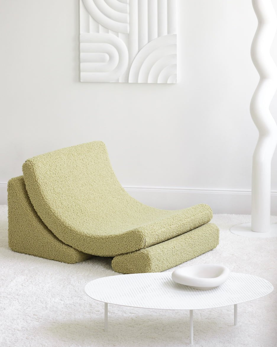 WIGIWAMA - Chaise Lune Molletonné - Matcha