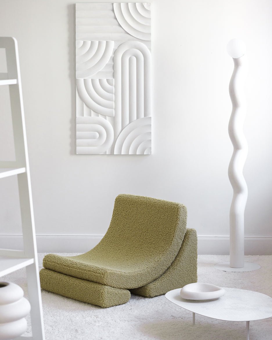WIGIWAMA - Chaise Lune Molletonné - Matcha
