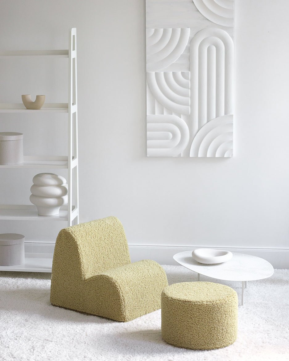 WIGIWAMA - Chaise Nuage Molletonné - Matcha
