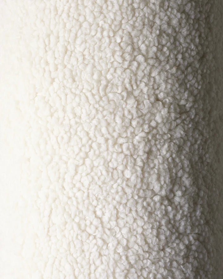 WIGIWAMA - Coussin Boule Molletonné - Blanc Crème