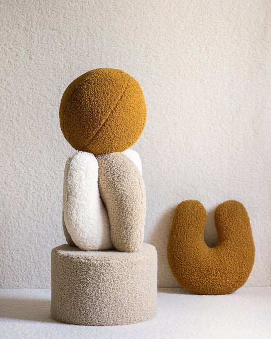 WIGIWAMA - Coussin Boule Molletonné - Érable