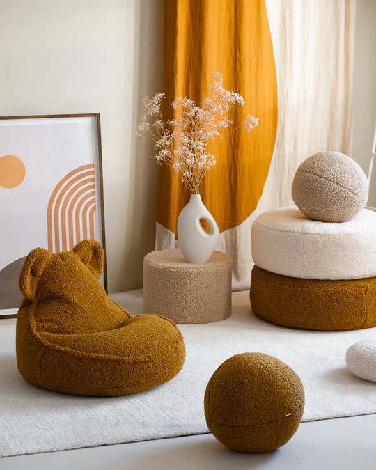 WIGIWAMA - Coussin Boule Molletonné - Érable