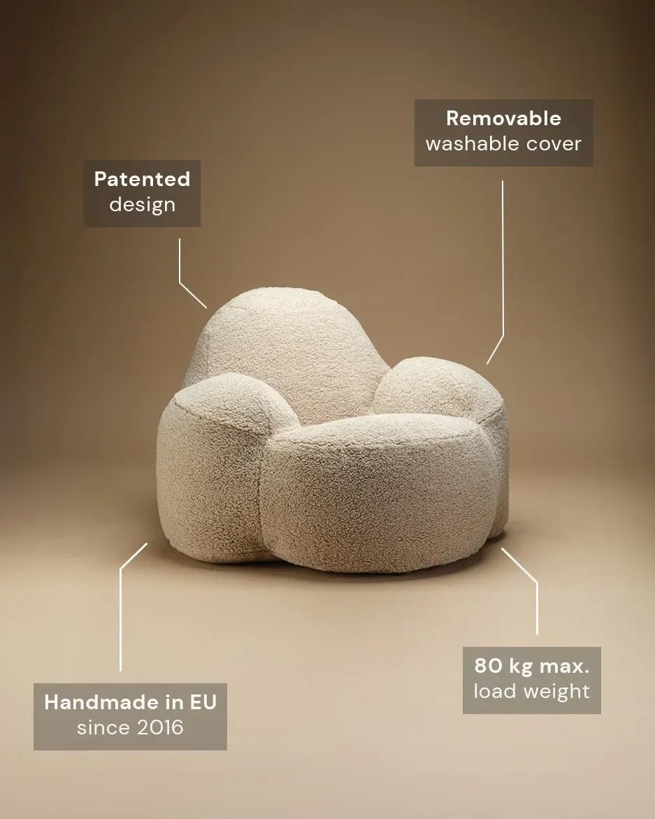 WIGIWAMA-Fauteuil Momo - Biscuit