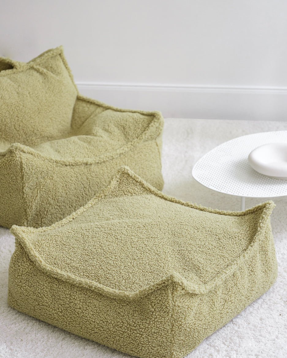 WIGIWAMA - Fauteuil Pouf Molletonné - Matcha