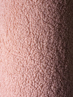 WIGIWAMA - Fauteuil Pouf Molletonné - Rose Goyave