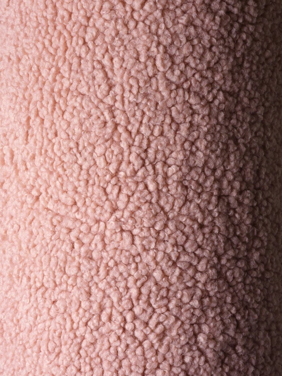WIGIWAMA - Pouf Nuage Molletonné - Rose Goyave
