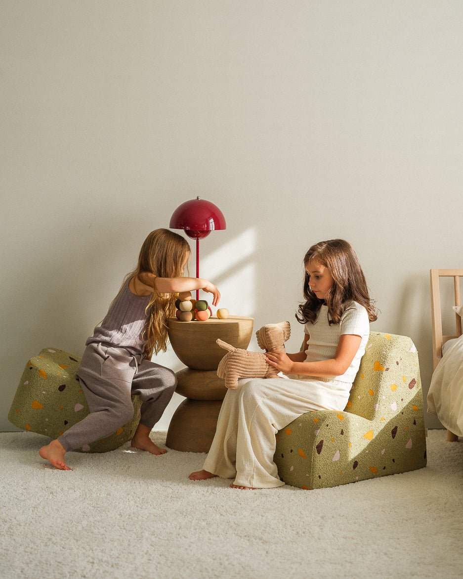 WIGIWAMA - Pouf Nuage Terrazzo - Mousse