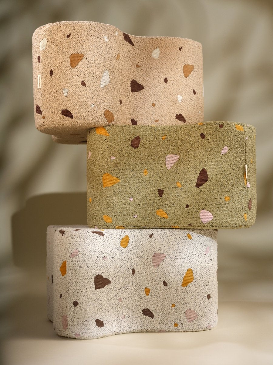 WIGIWAMA - Pouf Nuage Terrazzo - Mousse