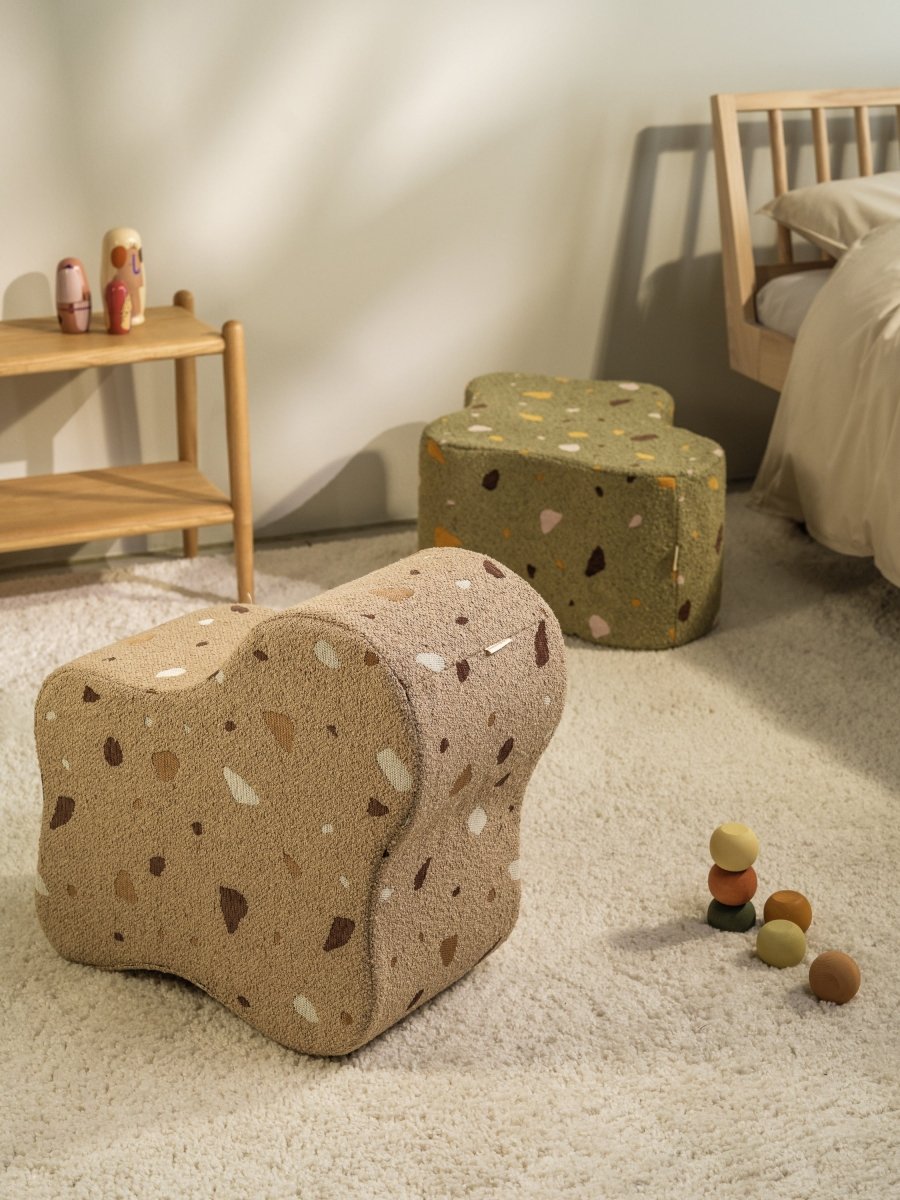 WIGIWAMA - Pouf Nuage Terrazzo - Sable