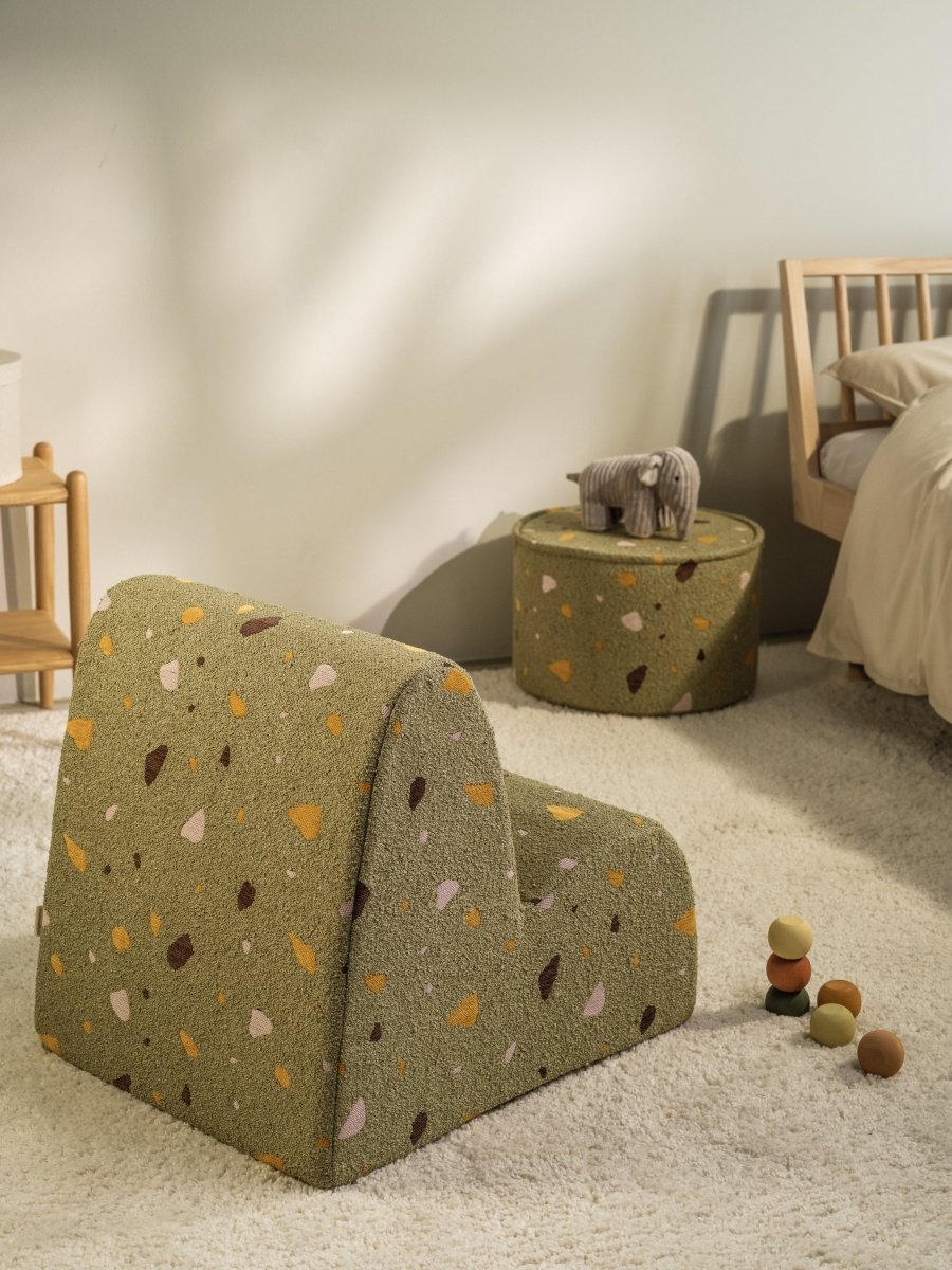 WIGIWAMA - Pouf Terrazzo - Mousse