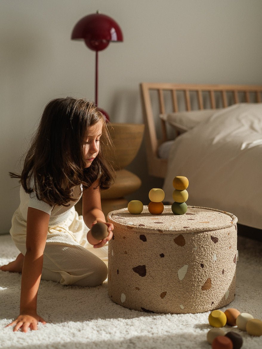 WIGIWAMA - Pouf Terrazzo - Sable