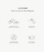 TODDLEKIND - Tapis de Jeu Bébé Tulum - Sandstone
