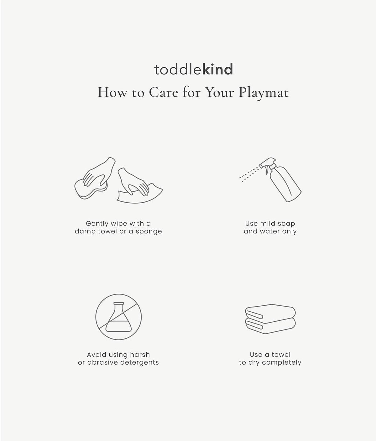 TODDLEKIND - Premium Foam Playmats | Deco - Latte