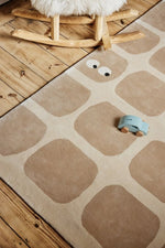 BLEUU - STUDIO - Tapis Enfant Bidules Beige 100 x 130 Cm
