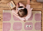 BLEUU - STUDIO - Tapis Enfant Bidules Rose 100 x 130 Cm
