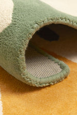 BLEUU - STUDIO - Tapis Enfant Forêt Abricot 120 x 170 Cm
