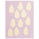 BLEUU - STUDIO - Tapis Enfant Forêt Lilas 100 x 130 Cm