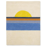 BLEUU - STUDIO - Tapis Enfant Sunset Bleu 100 x 130 Cm