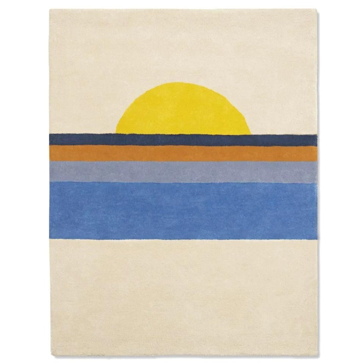 BLEUU - STUDIO - Tapis Enfant Sunset Bleu 100 x 130 Cm