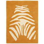 BLEUU - STUDIO - Tapis Enfant Zebre Abricot 100 x 130 Cm