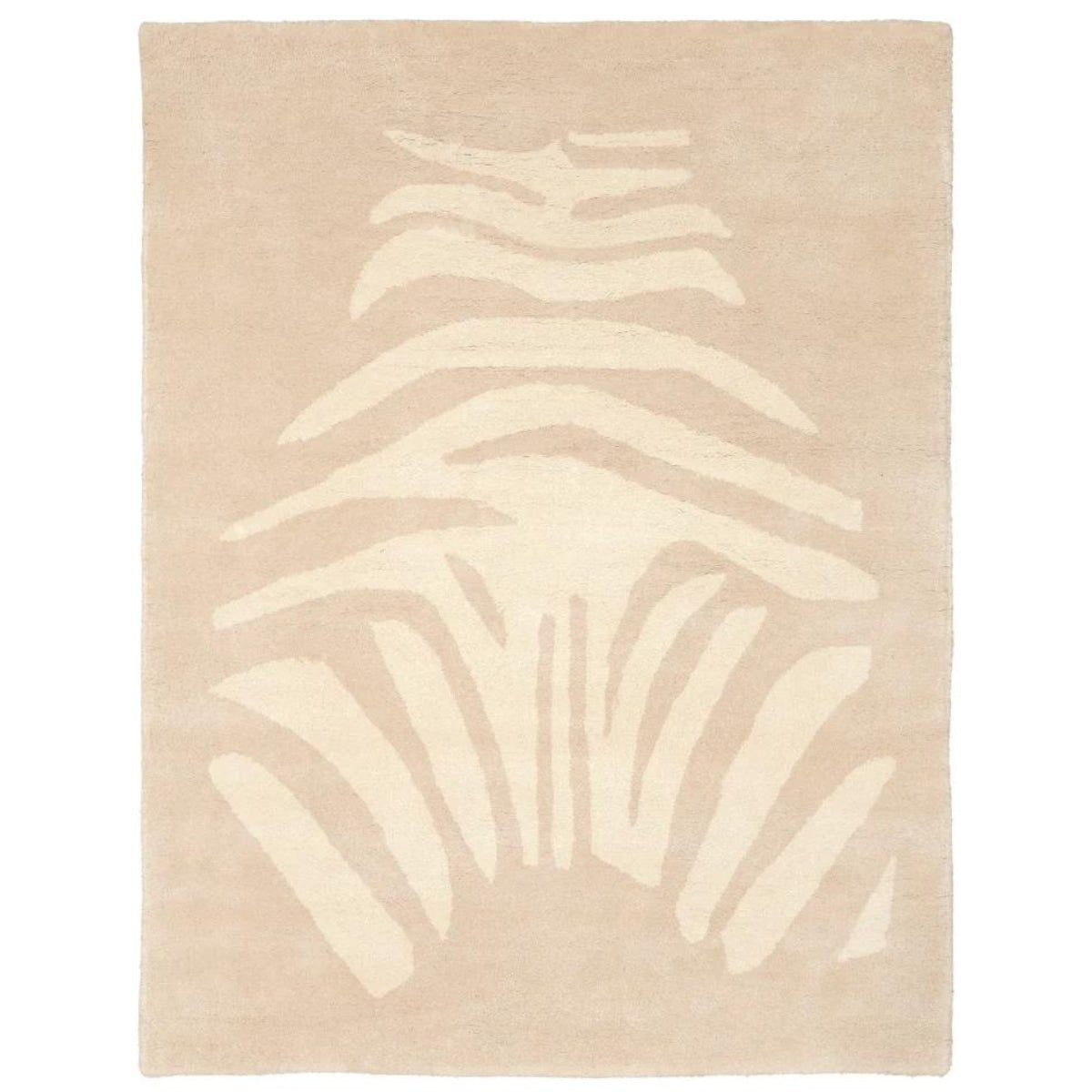 BLEUU - STUDIO - Tapis Enfant Zebre Beige 100 x 130 Cm
