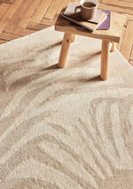 BLEUU - STUDIO - Tapis Enfant Zebre Beige 120 x 170 Cm