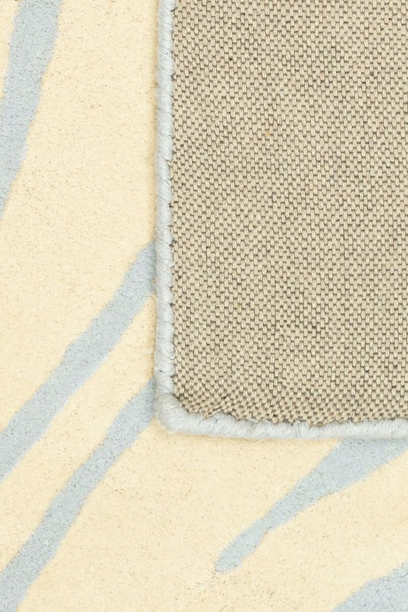 BLEUU - STUDIO - Tapis Enfant Zebre Bleu 100 x 130 Cm