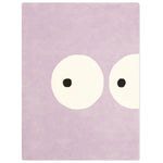 BLEUU - STUDIO - Tapis Enfant Zoeils Lilas 100 x 130 Cm