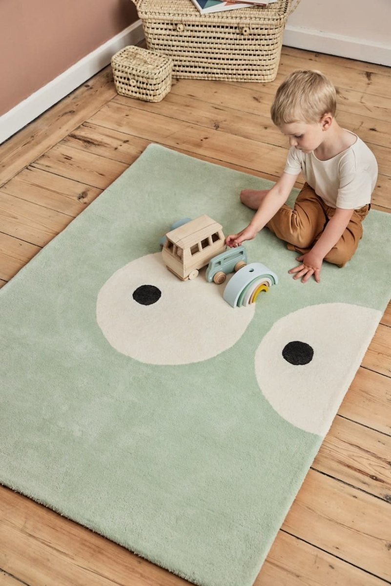 BLEUU - STUDIO - Tapis Enfant Zoeils Lilas 120 x 170 Cm
