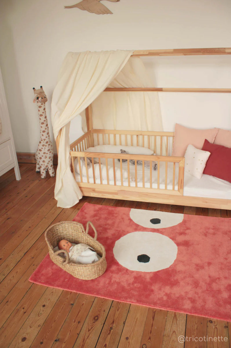 BLEUU - STUDIO - Tapis Enfant Zoeils Terracotta 100 x 130 Cm