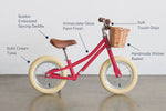 BOBBIN BIKES - Draisienne Gingersnap 12" - Cerise Rose