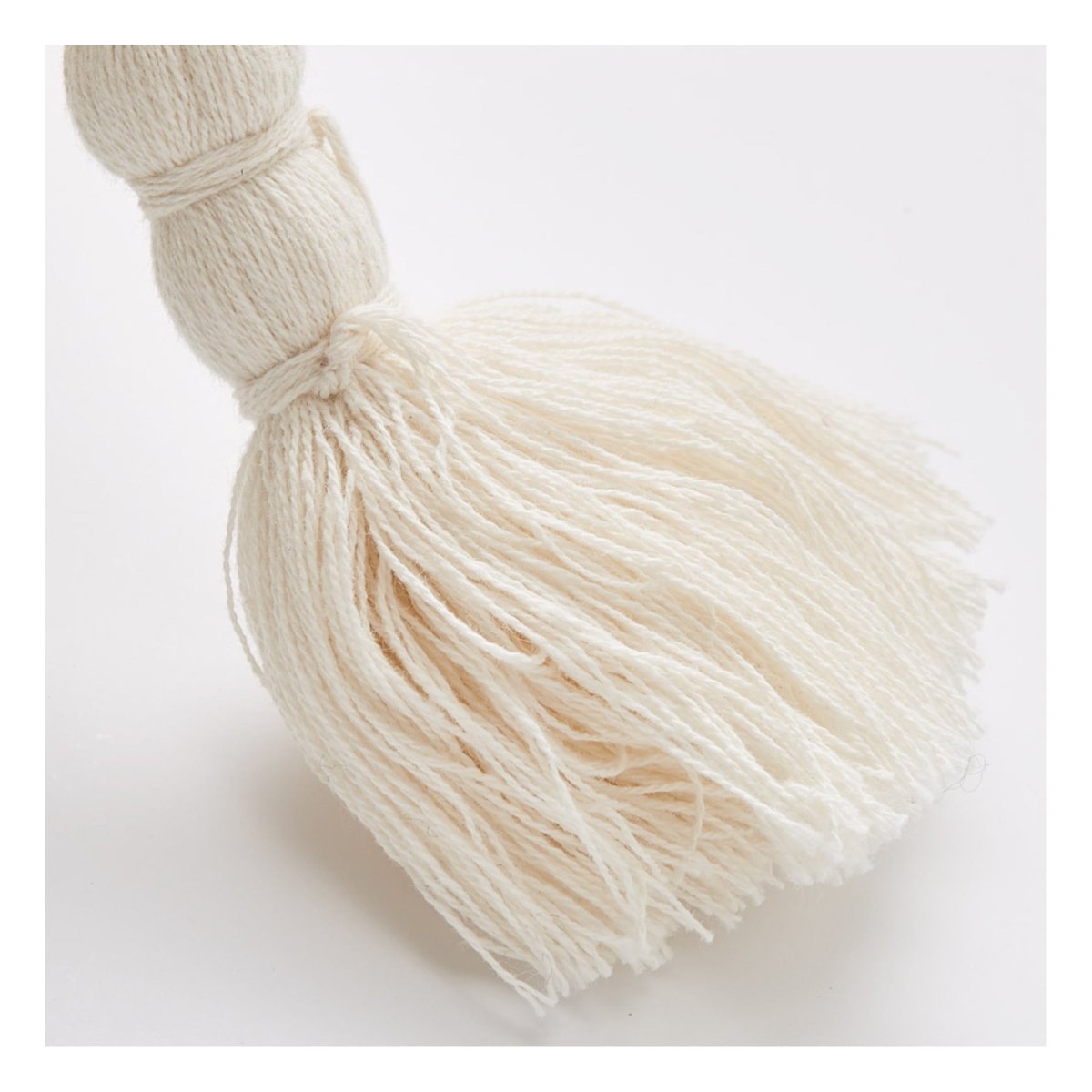 CAM CAM - Coussin À Chevrons - Blanc Cassé