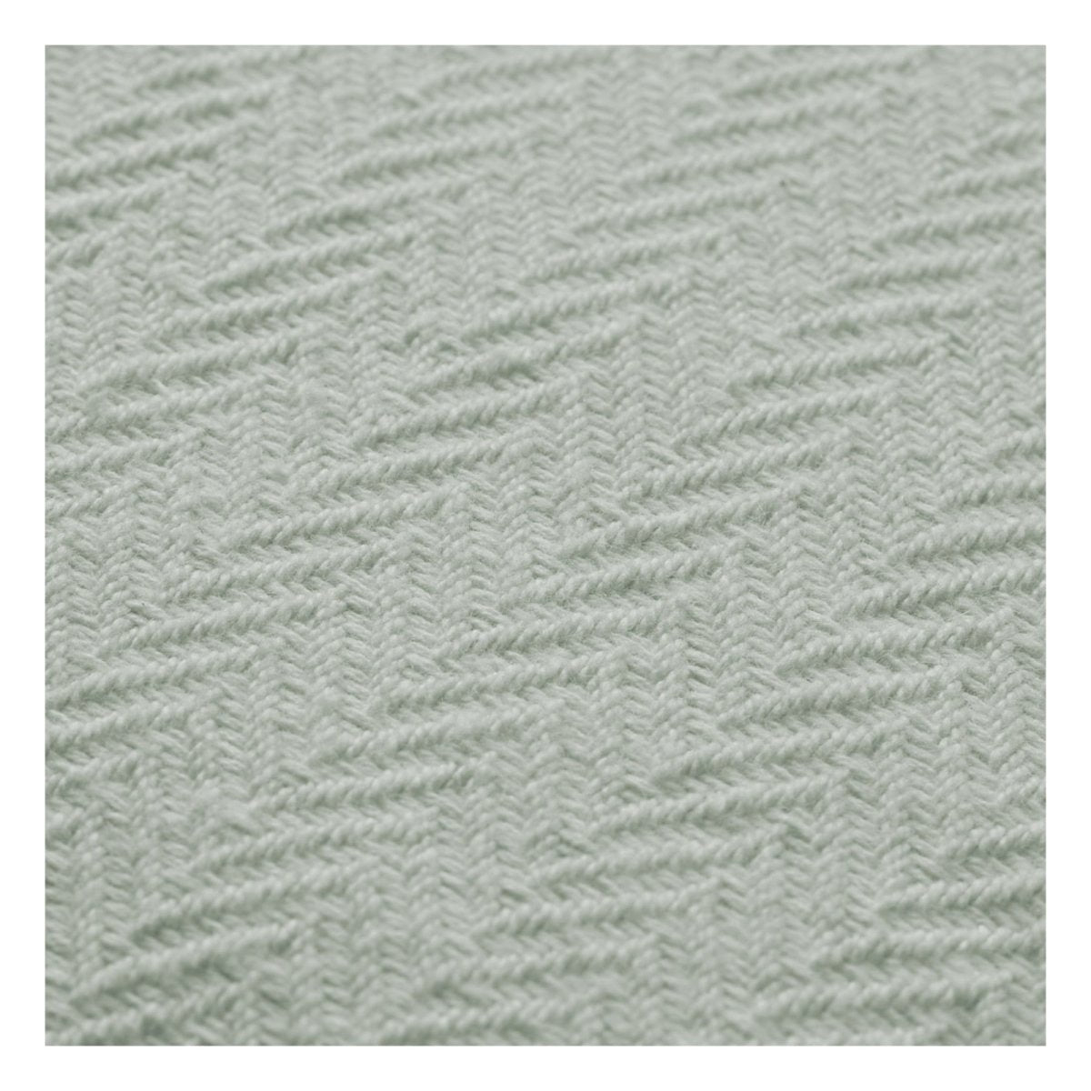CAM CAM - Coussin À Chevrons - Vert Sauge
