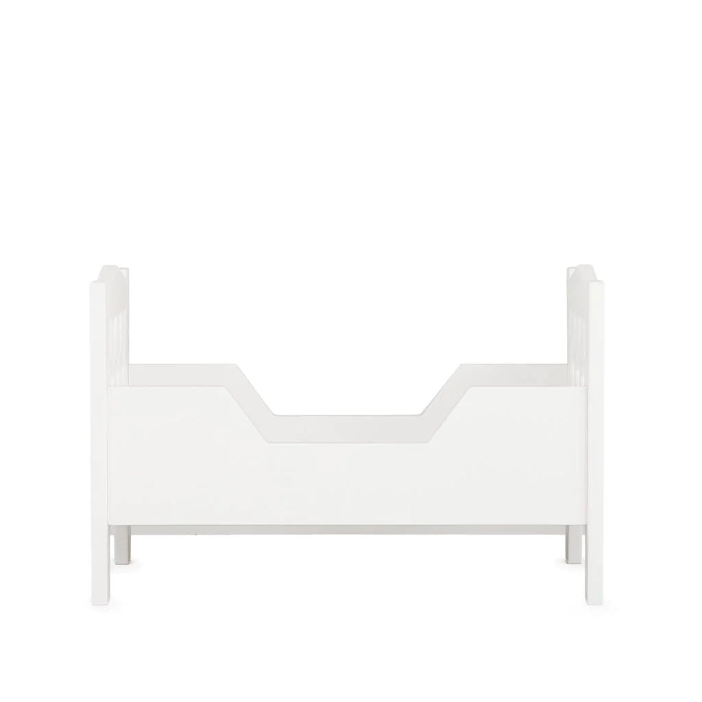 CAM CAM - Lit De Poupée en Bois Harlequin - Blanc - Nouveau modèle