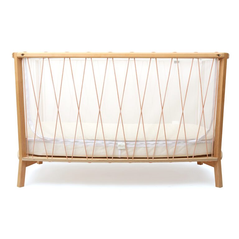 CHARLIE CRANE - Lit Kimi 120 Avec Matelas En Mousse + Surmatelas + Lacets Bois De Rose