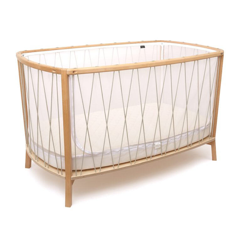 CHARLIE CRANE - Lit Kimi 120 Avec Matelas En Mousse + Surmatelas + Lacets Lichen
